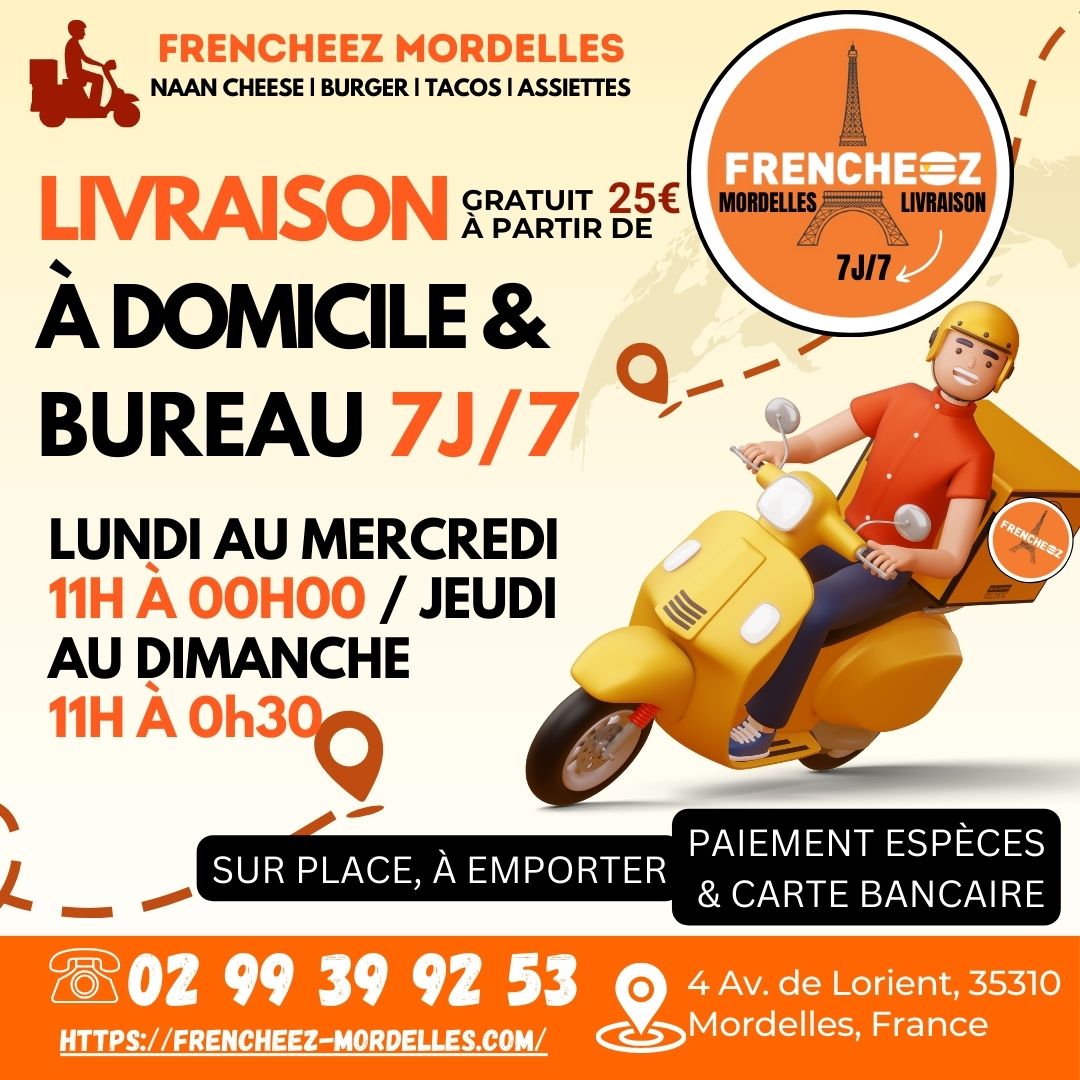 Frencheez-Mordelles Livraison